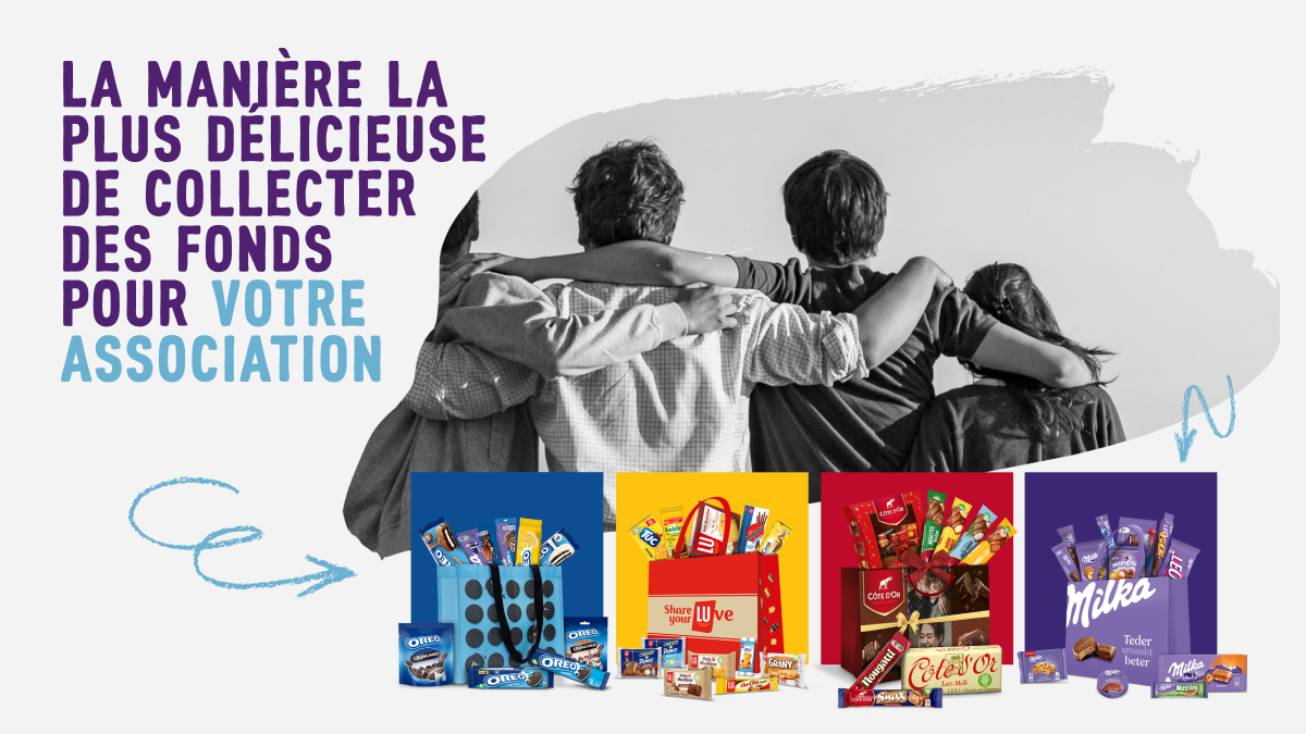 Packs Milka, Côte d’Or, LU et Oreo pour soutenir votre association